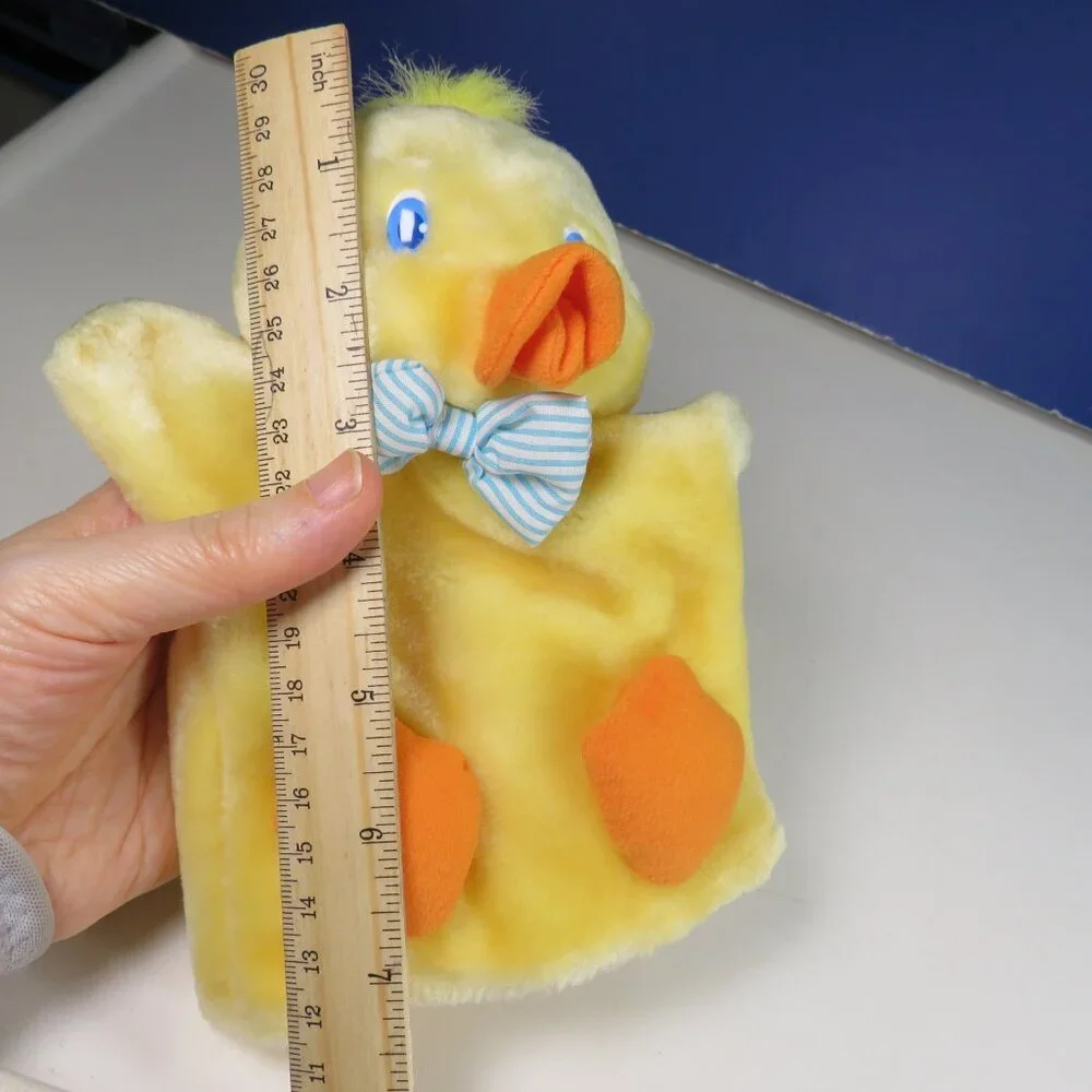 Hide and Seek Duck by Cyndy Szekers & Vintage Duck Puppet